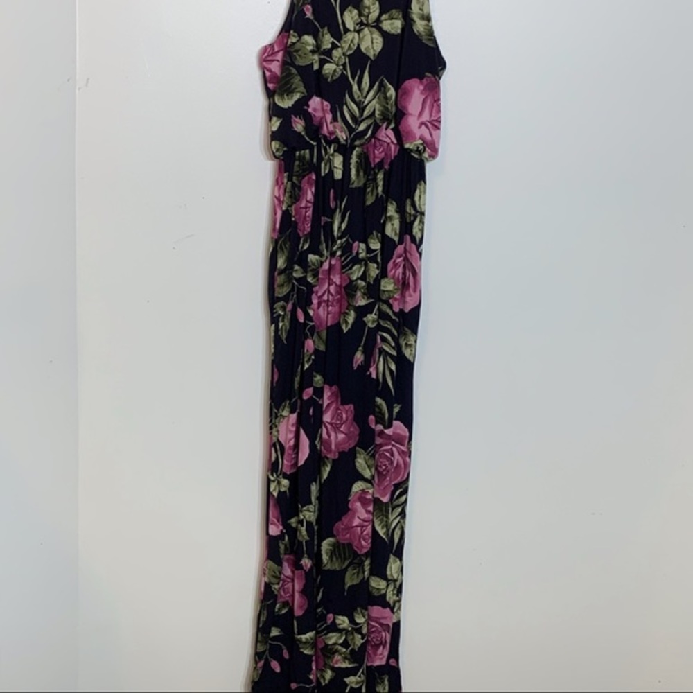 Beautiful Rose Halter Boutique Brand Maxi Dress - Picture 8 of 8